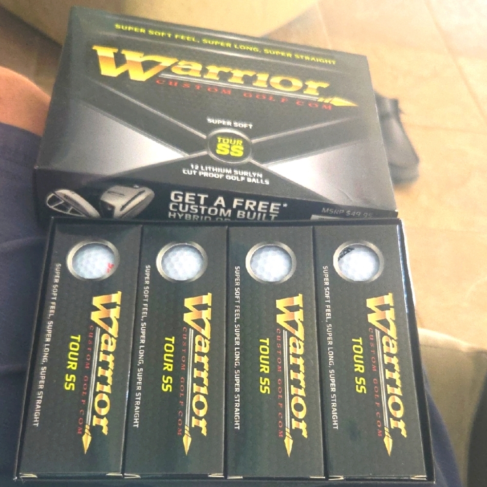 Warrior Custom Golf Balls